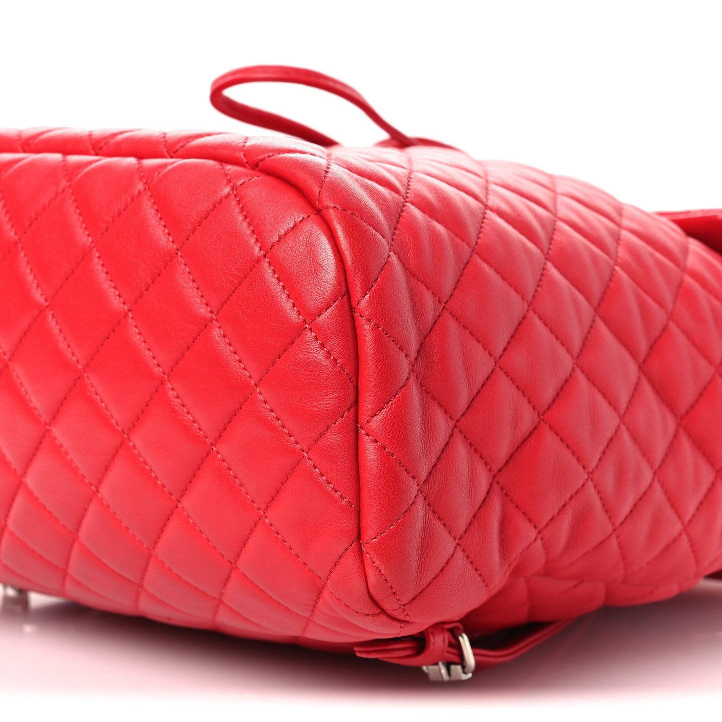 Lambskin Quilted Large Urban Spirit Backpack Red