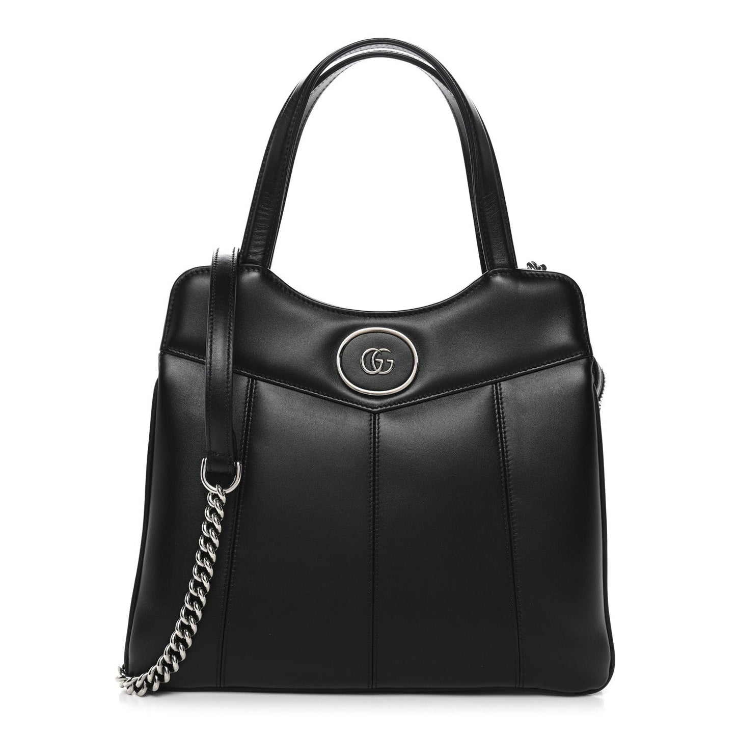 Calfskin Petite GG Small Tote Bag Black