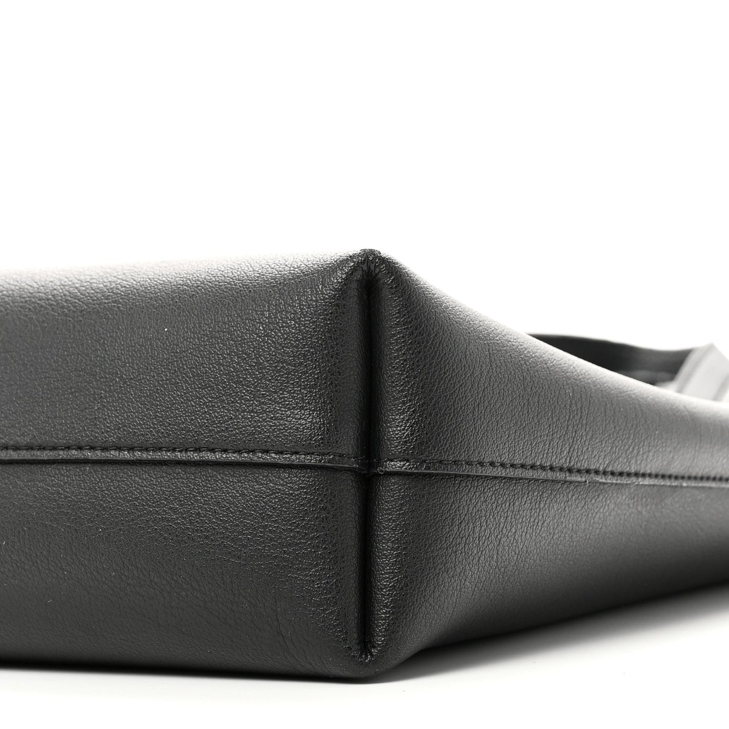 Calfskin Toy Shopping Tote Black