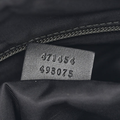 Canvas Web Messenger Bag Black