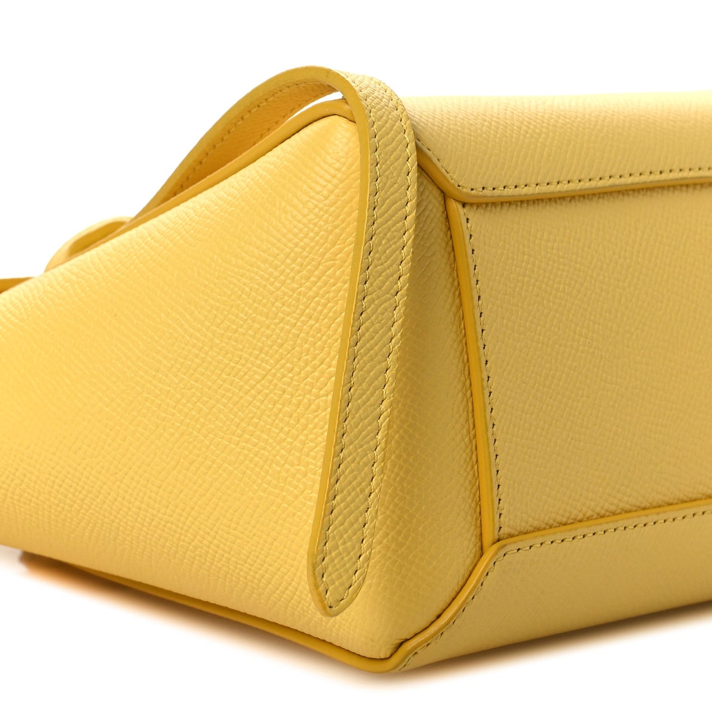Grained Calfskin Nano Belt Bag Citrus