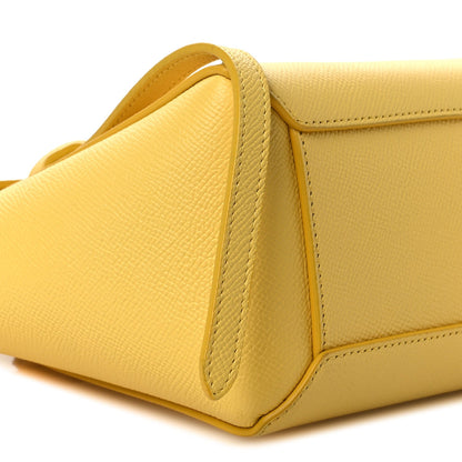 Grained Calfskin Nano Belt Bag Citrus