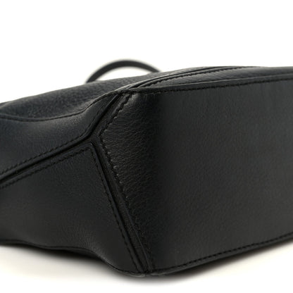 Calfskin Mini Puzzle Bag Black