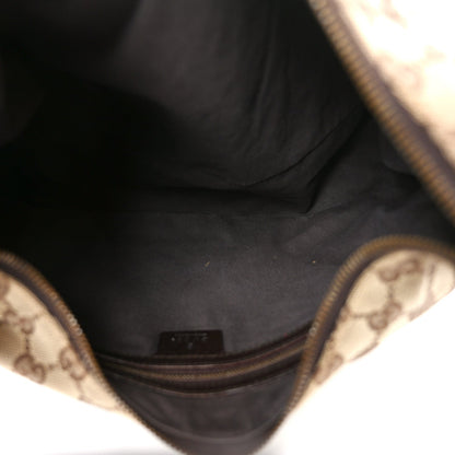 Monogram Medium Horsebit Chain Hobo Dark Brown
