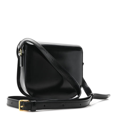 Shiny Calfskin Teen Besace Black