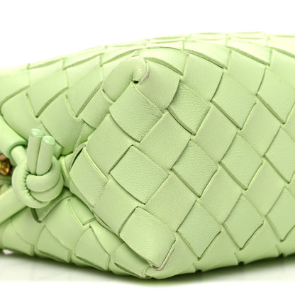 Nappa Intrecciato Mini Loop Camera Bag Fennel