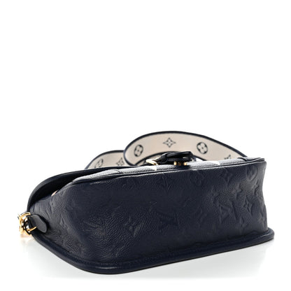 Empreinte Giant Monogram Diane Navy Creme