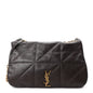 Lambskin Matelasse Monogram Large Jamie 4.3 Dark Sweet Chocolate