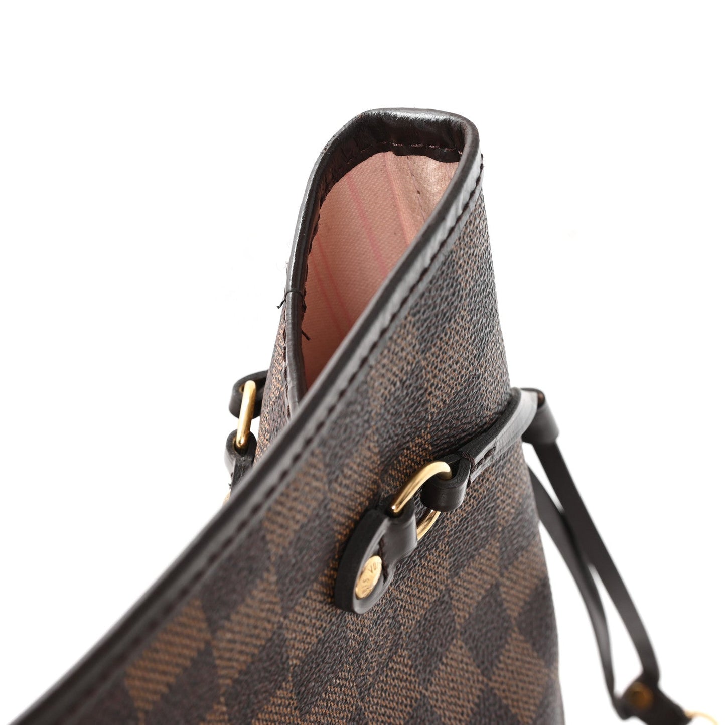 Damier Ebene Neo Neverfull MM Rose Ballerine