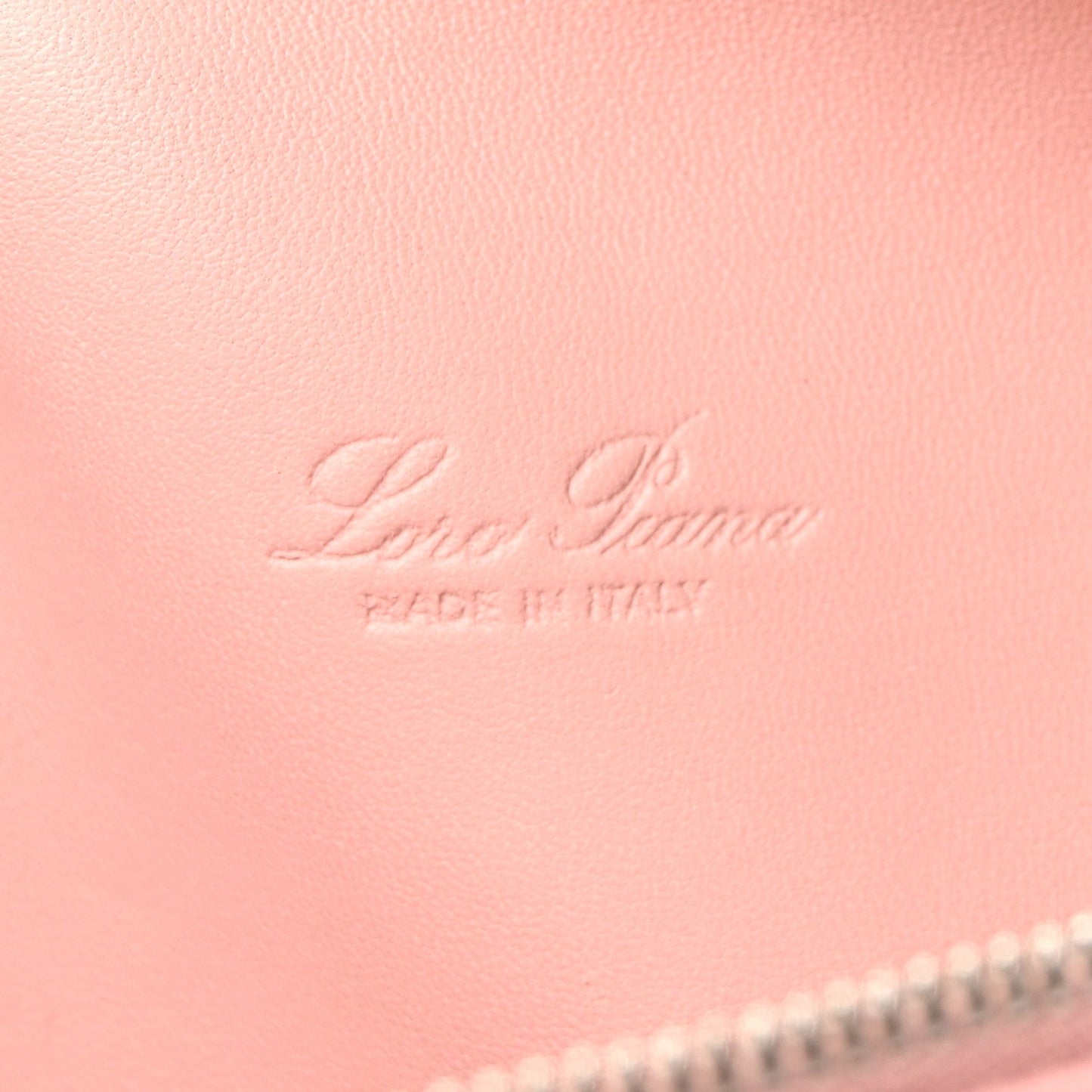 Grained Calfskin L19 Extra Pocket Pouch Rosa