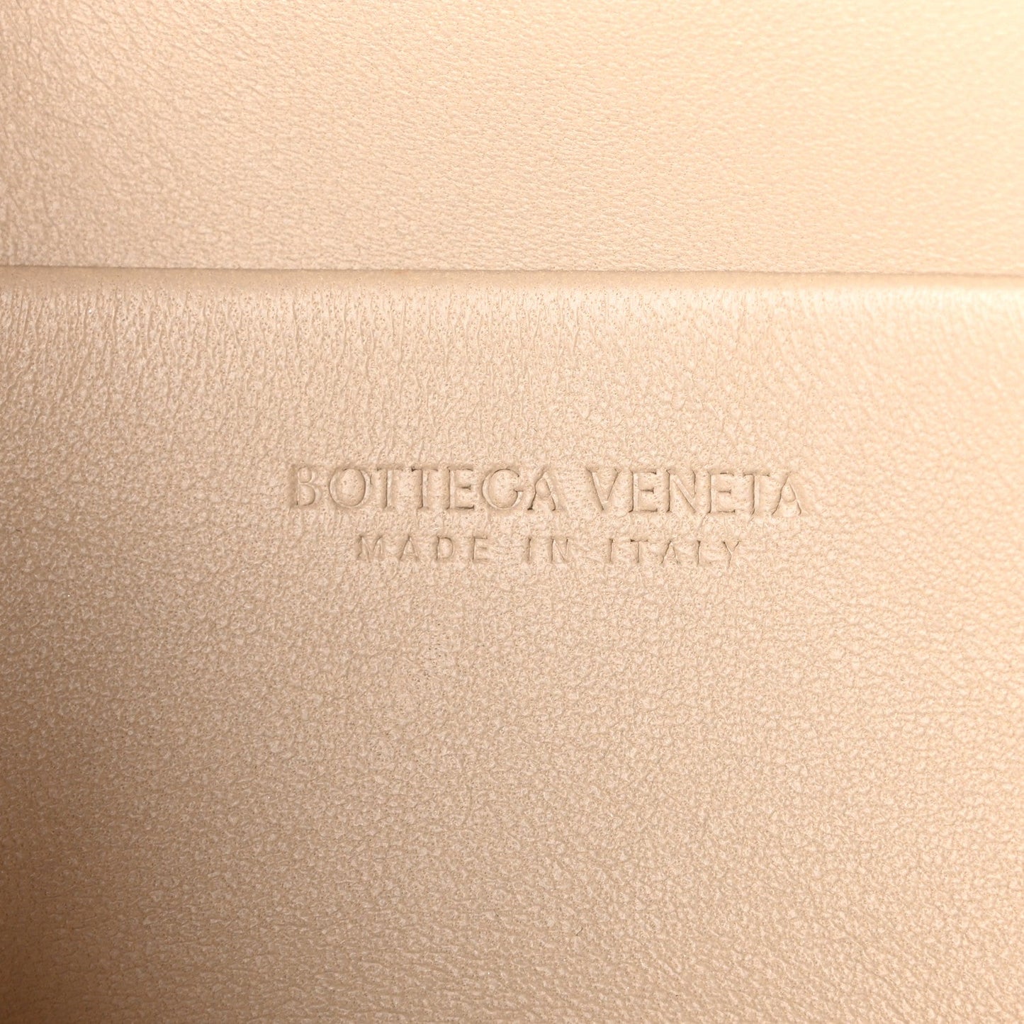 Suede Intrecciato Bang Bang Vanity Case Ecru