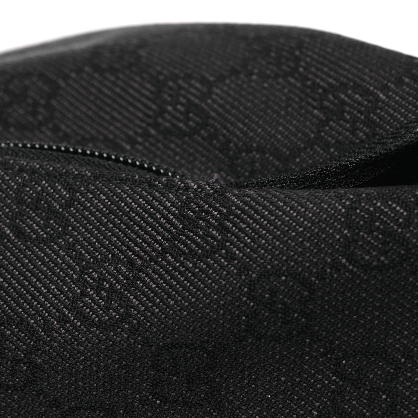 Denim Monogram Medium Backpack Black