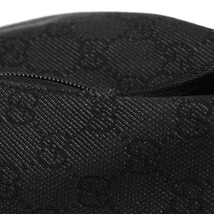 Denim Monogram Medium Backpack Black