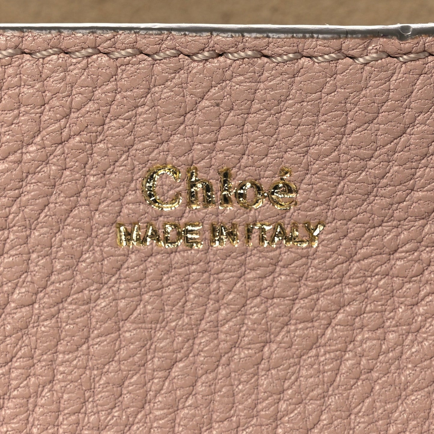 Grained Lambskin Drew Shoulder Bag Cement Pink