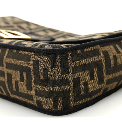 Fabric Jacquard FF 1974 Medium Baguette Tobacco Moro Black