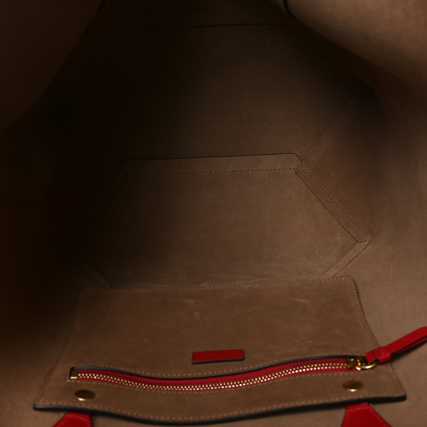 Calfskin Medium Diamond Tote Red