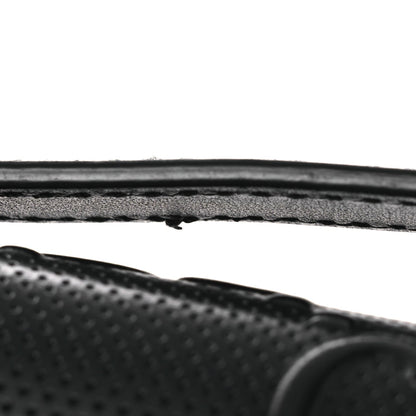 Calfskin GG Tennis Embossed Messenger Bag Black