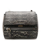 Elaphe Mini Pandora Box Crossbody Bag Beige