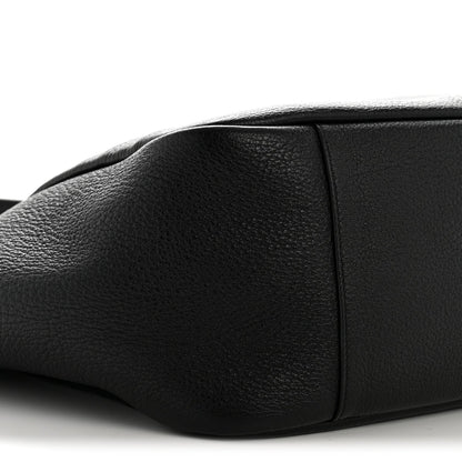 Grained Deerskin Bea Tote Black