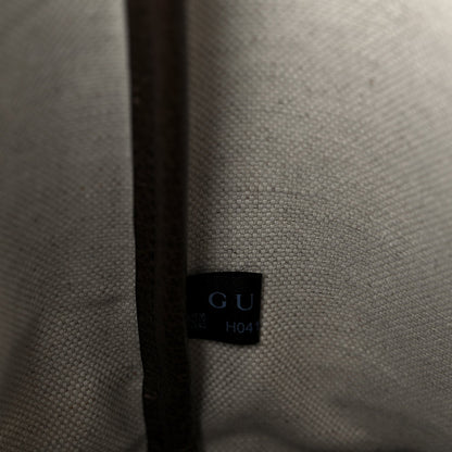 GG Supreme Monogram Textured Calfskin Small Ophidia Shoulder Tote Bag Beige Ebony New Acero
