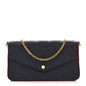 Empreinte Pochette Felicie Chain Wallet Marine Rouge