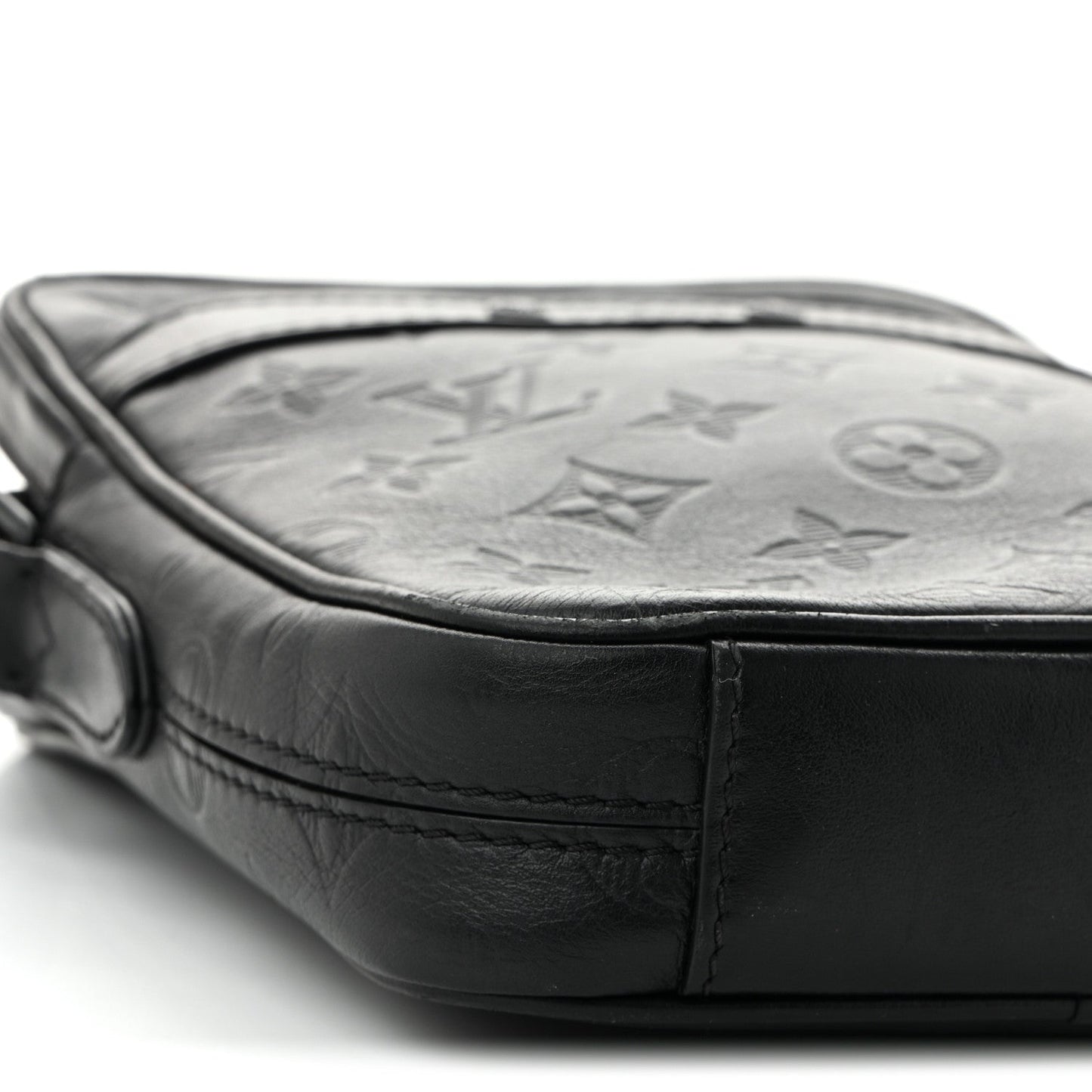 Calfskin Monogram Shadow Danube PM Black