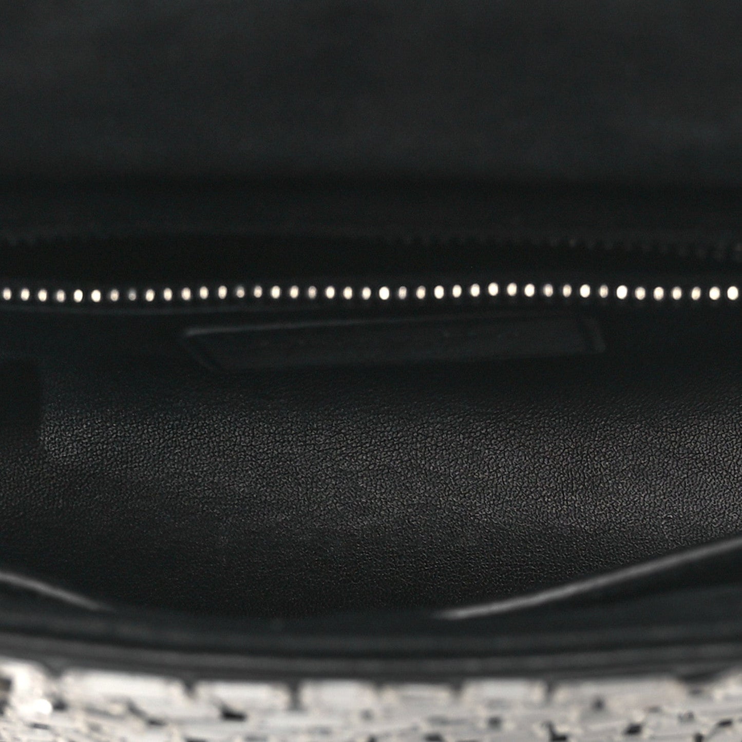 Smooth Calfskin Embroidered Mini Mosaic of Mirrors Lady Dior Black