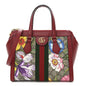 GG Supreme Monogram Flora Web Small Ophidia Tote Bag Red