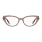 Moschino Eyeglasses Cat Eye Full Rim, Burgundy Frame and Clear Demo Lenses Lens MOS6310LHF00