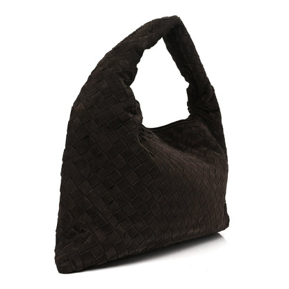 Suede Intrecciato Small Hop Fondant