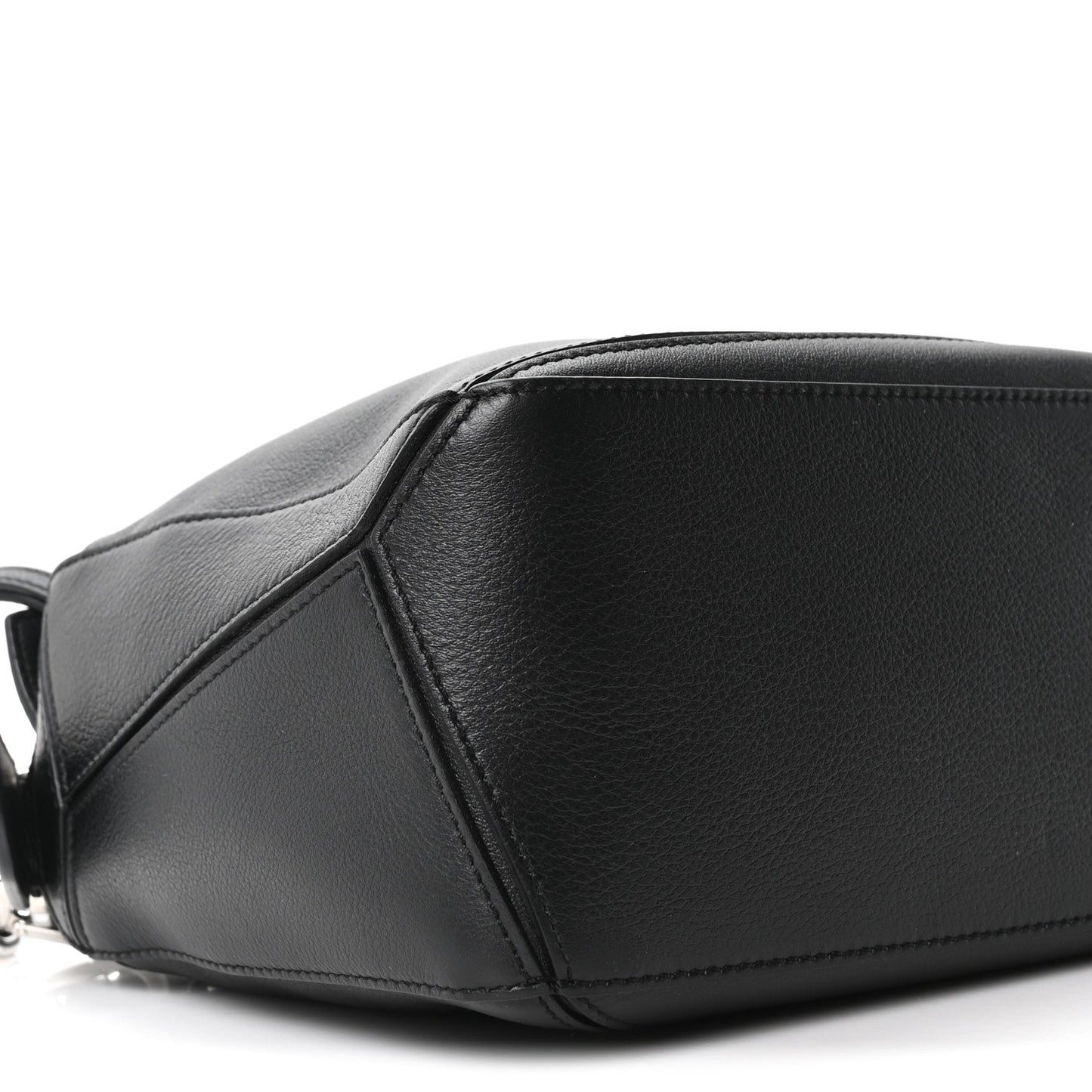 Calfskin Small Puzzle Bag Black