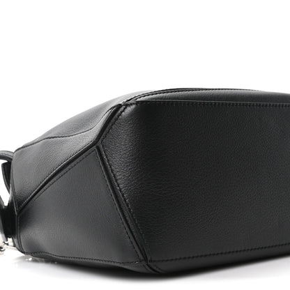 Calfskin Small Puzzle Bag Black