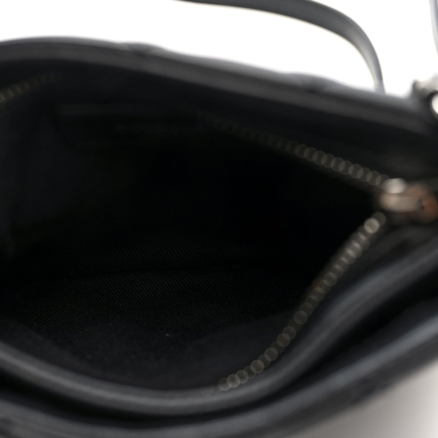 Lambskin Quilted Crossbody Bag Black