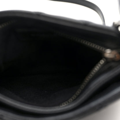 Lambskin Quilted Crossbody Bag Black