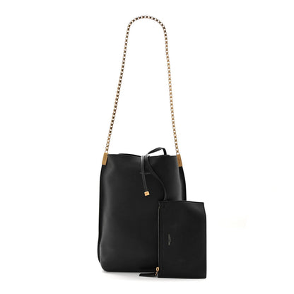 Calfskin Small Suzanne Hobo Black