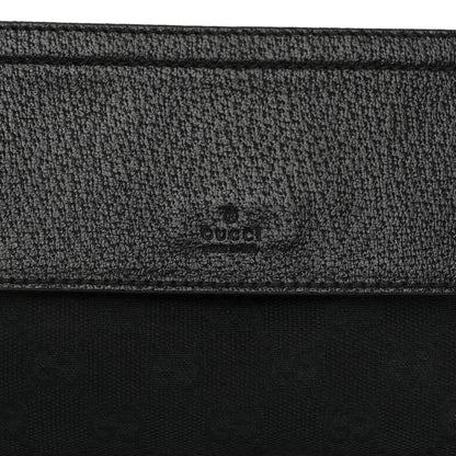 Monogram Web Belt Pouch Bag Black