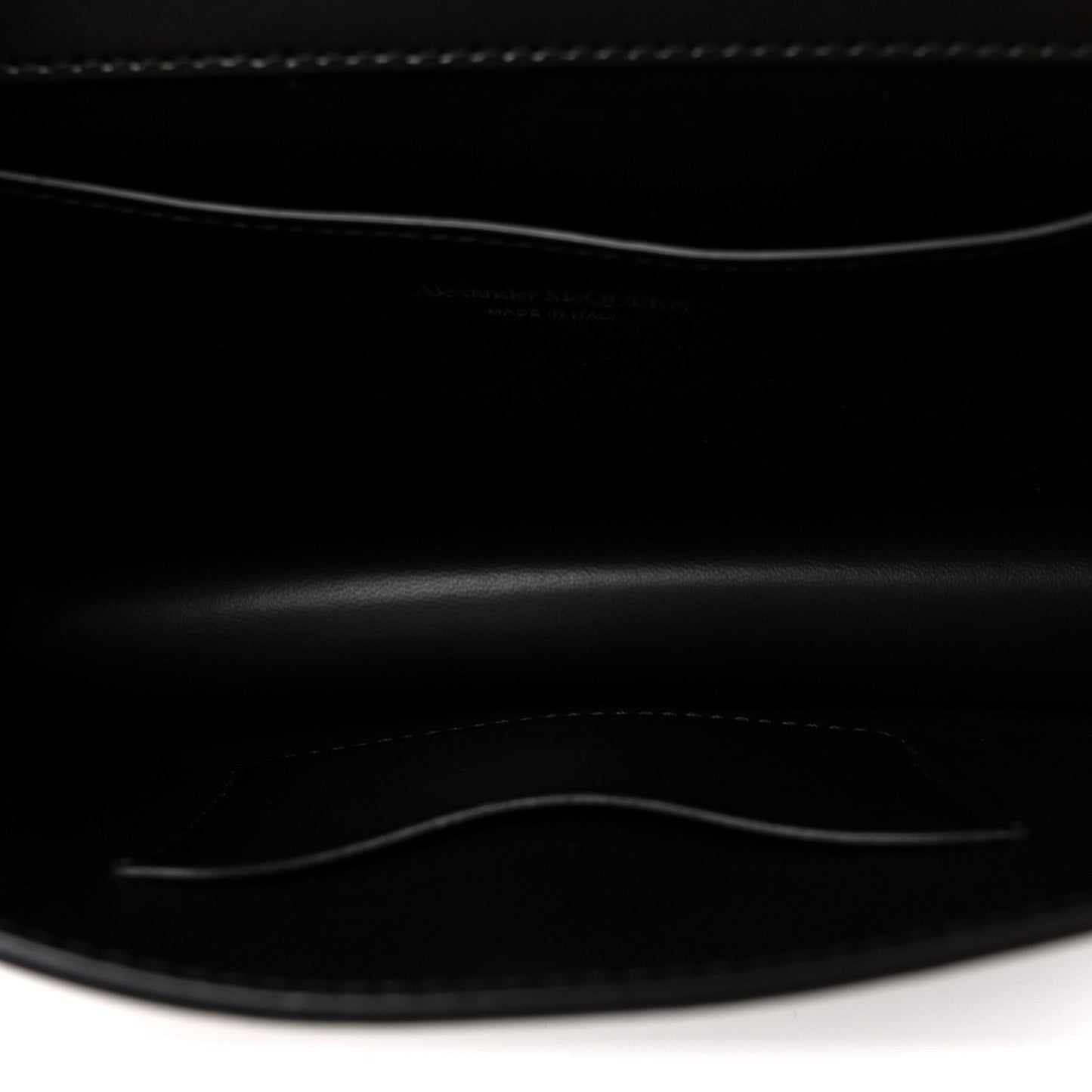 Denim Calfskin Small Slash Bag Blue Black