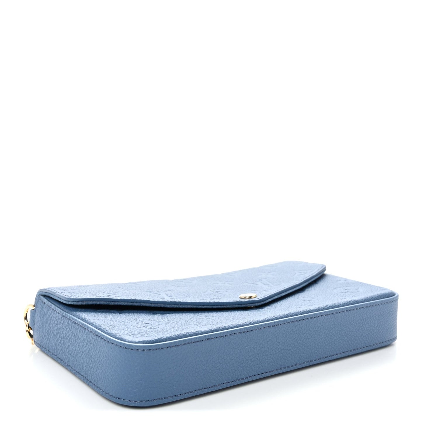 Empreinte Pochette Felicie Chain Wallet Blue Jean