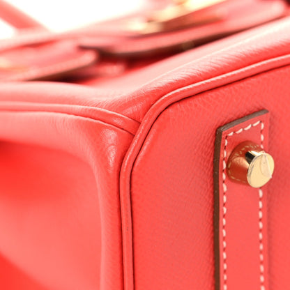 Epsom Candy Birkin 30  Rose Jaipur Gold