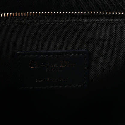 Oblique Calfskin Small Book Tote With Strap Blue Multicolor