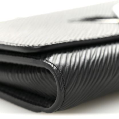 Epi Twist Chain Wallet Black