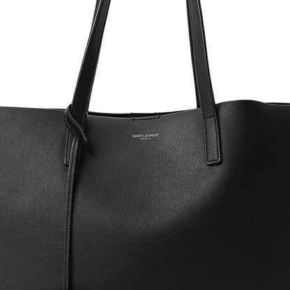 Calfskin Large Shopping Tote Black