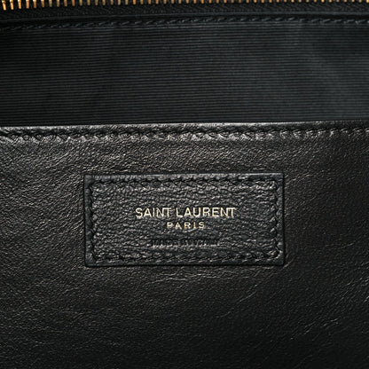 Lambskin Matelasse Monogram Large Jamie 4.3 Dark Sweet Chocolate
