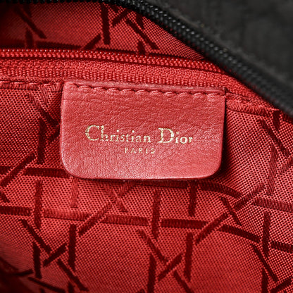 Nylon Cannage Large Lady Dior Black