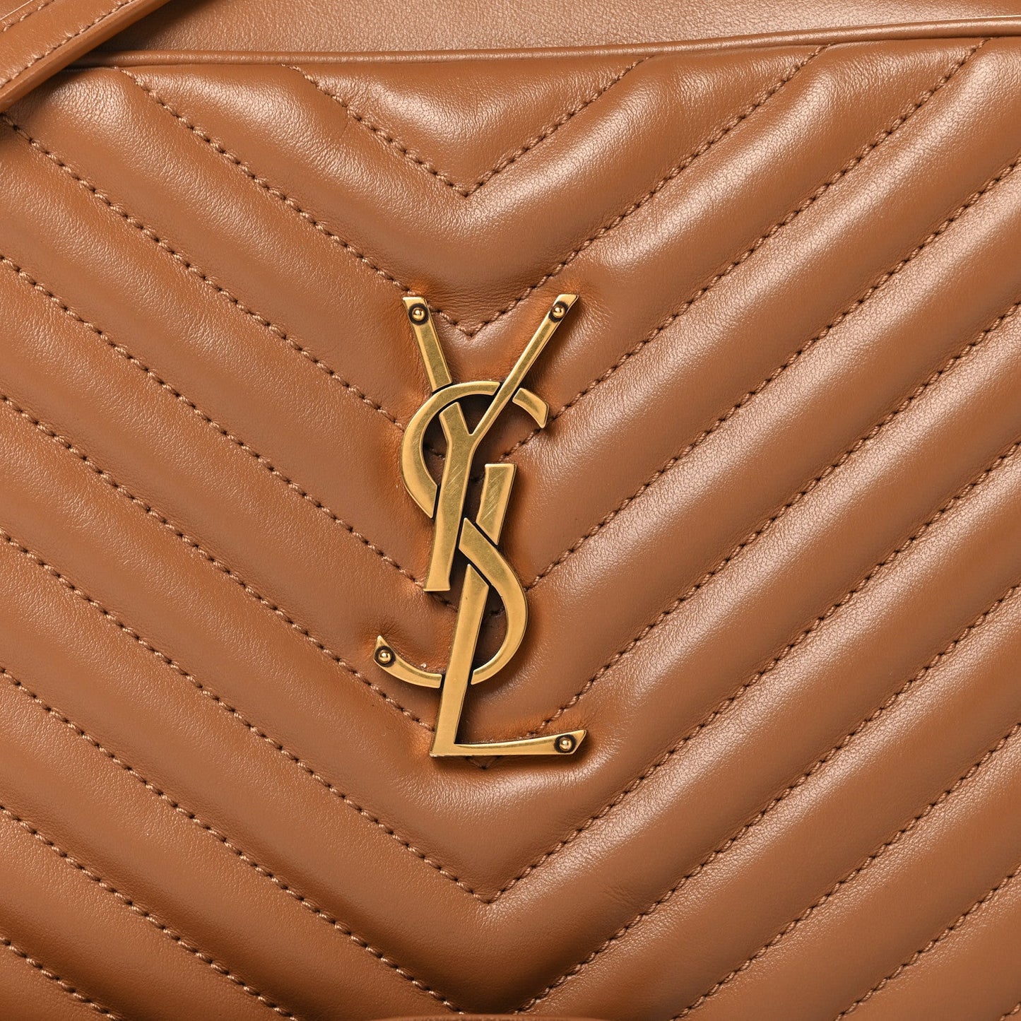 Calfskin Matelasse Monogram Lou Camera Bag Cinnamon