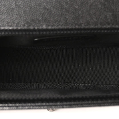 Caviar Quilted New Medium Boy Flap Black