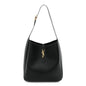Supple Calfskin Large Le 5 A 7 Soft Hobo Black