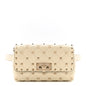 Lambskin Rockstud Spike Belt Bag 85 Ivory