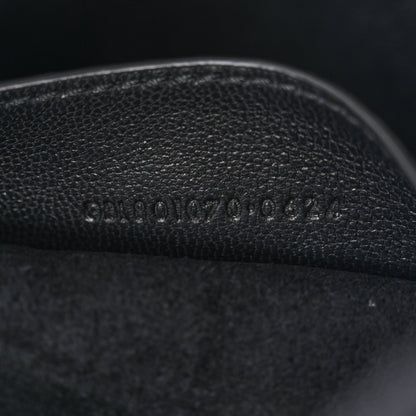 Lambskin Pochon Shoulder Bag Black