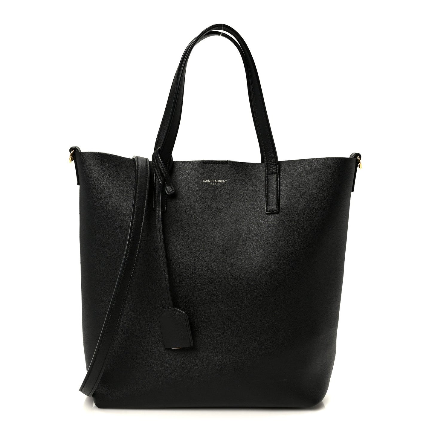 Calfskin Toy Shopping Tote Black